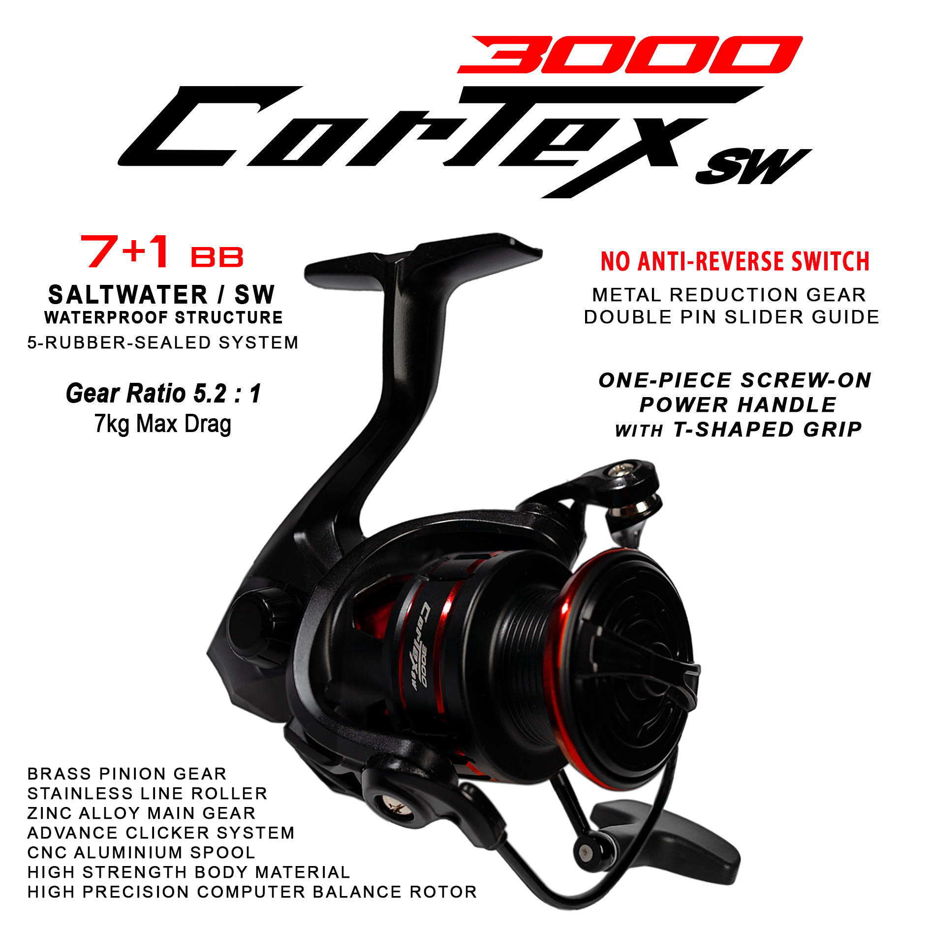 Reel Pancing Falcon Cortex SW / Salt Water