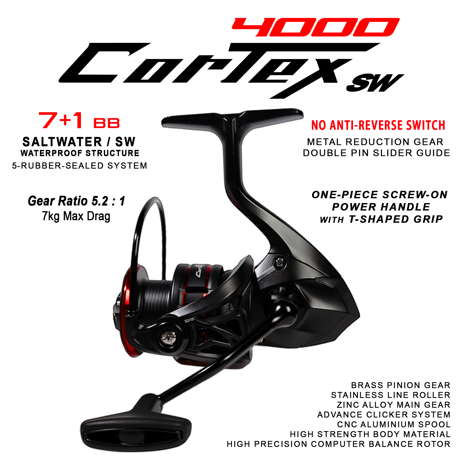 Reel Pancing Falcon Cortex SW / Salt Water