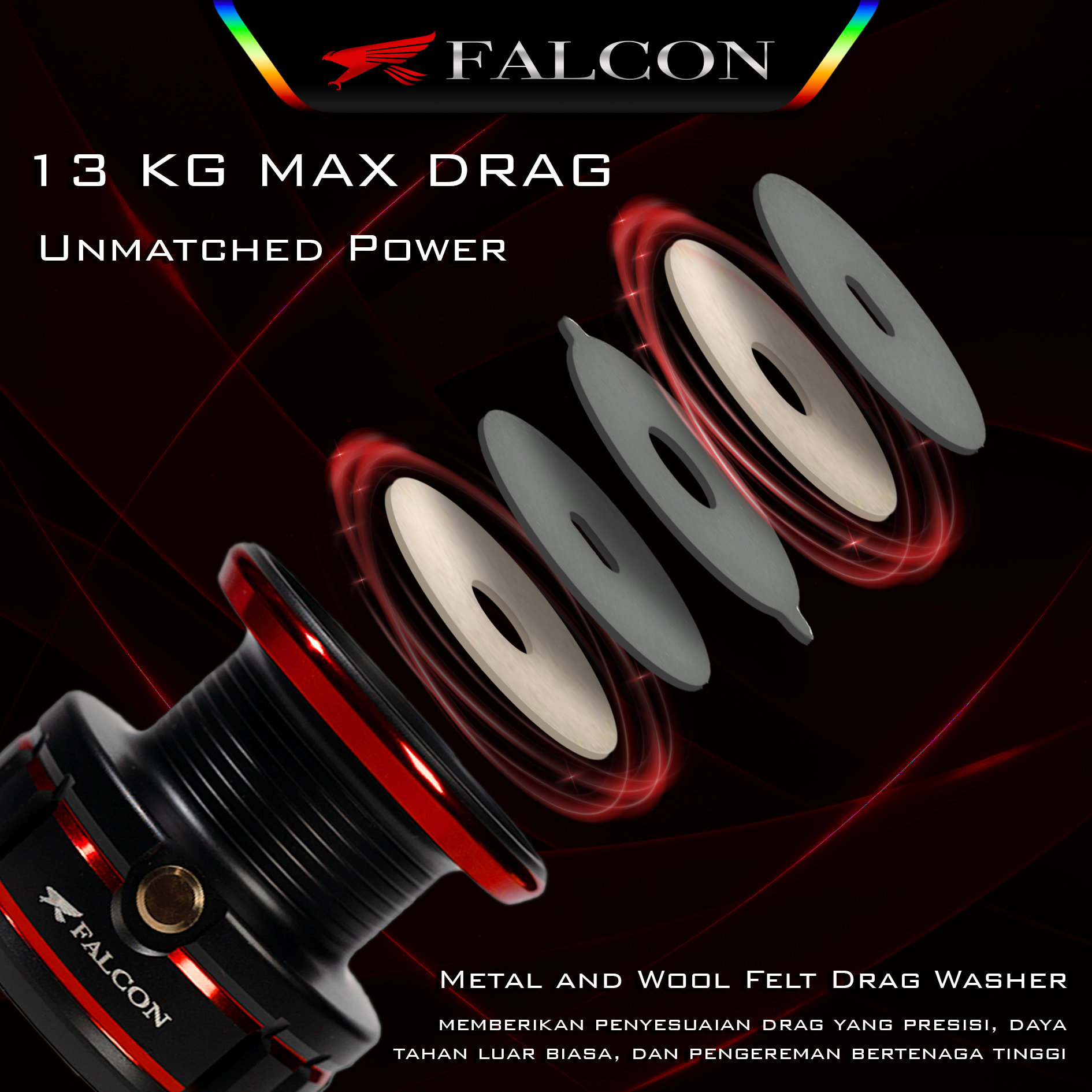 Reel Pancing Falcon Cortex SW / Salt Water