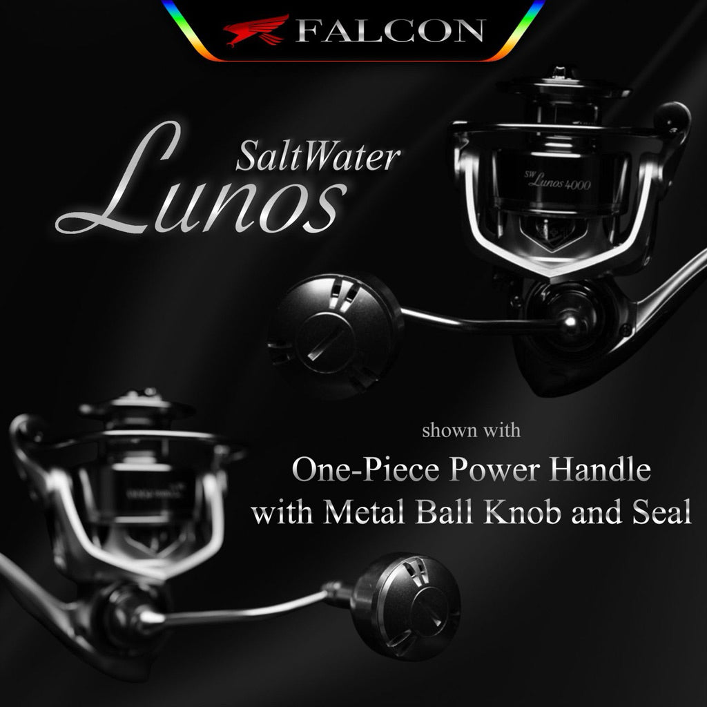 CNC One-Piece Screw-in Power Handle With Metal Ball Knob for Reel