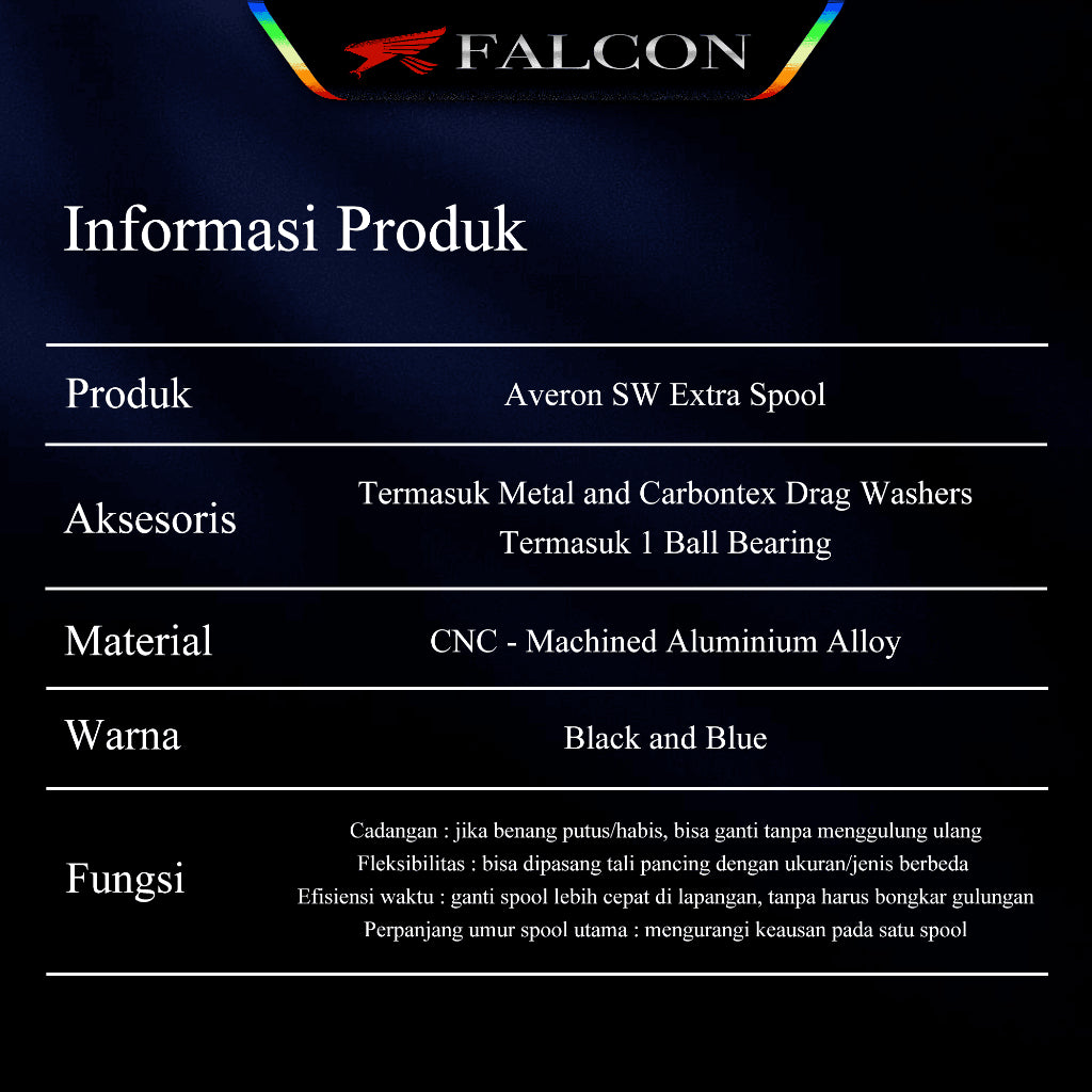Extra Spool Reel Falcon Averon SW