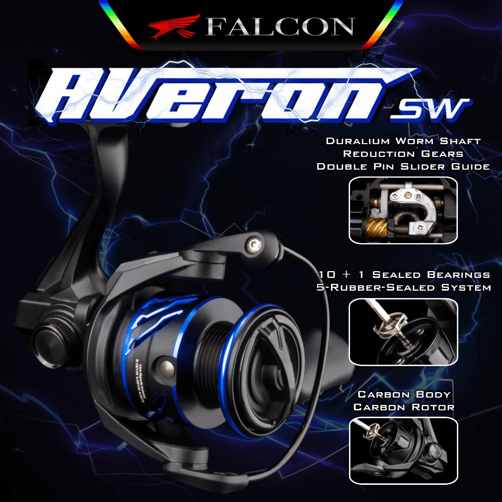 Reel Spinning Falcon Averon SW - Wormshaft