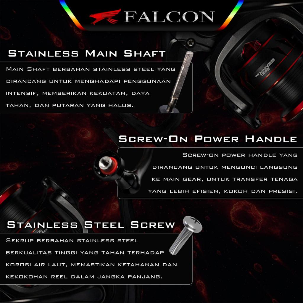 Reel Spinning Falcon Zenyx SW