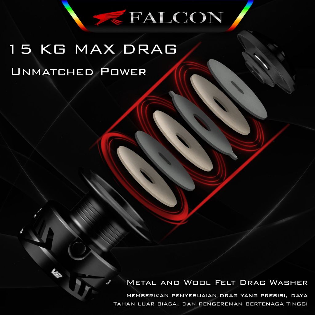 Reel Spinning Falcon SW Zytron V2