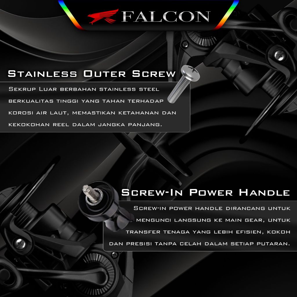 Reel Spinning Falcon SW Zytron V2