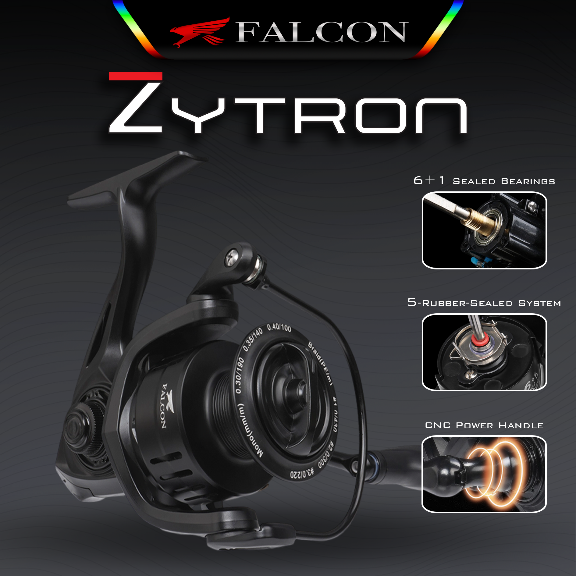 Reel Pancing Falcon Zytron