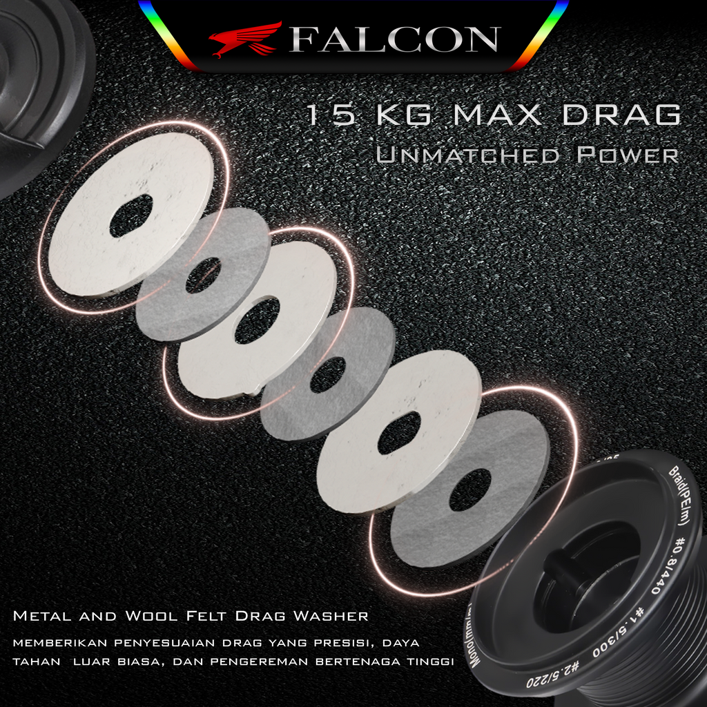 Reel Pancing Falcon Zytron