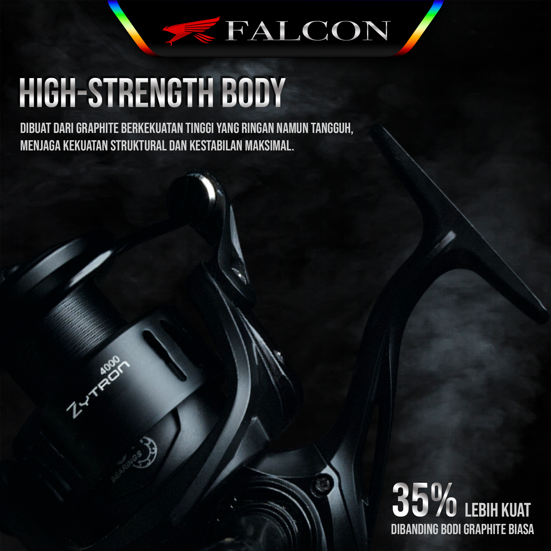 Reel Pancing Falcon Zytron