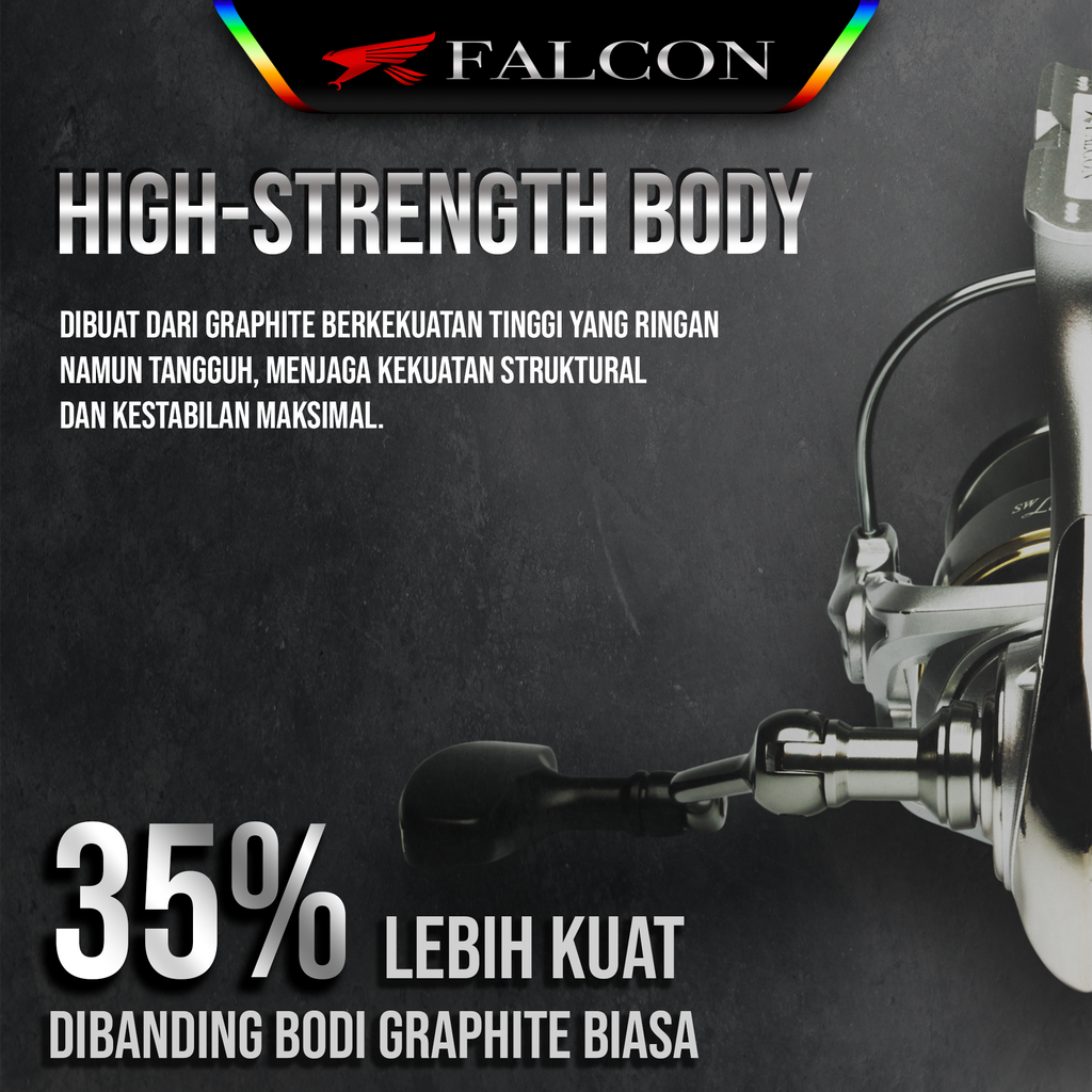 Reel Pancing Falcon Lunos SW / Salt water